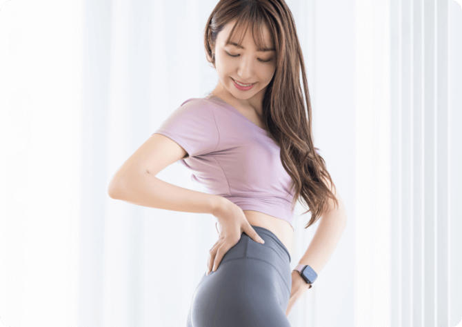 姿勢・体幹の安定性アップ